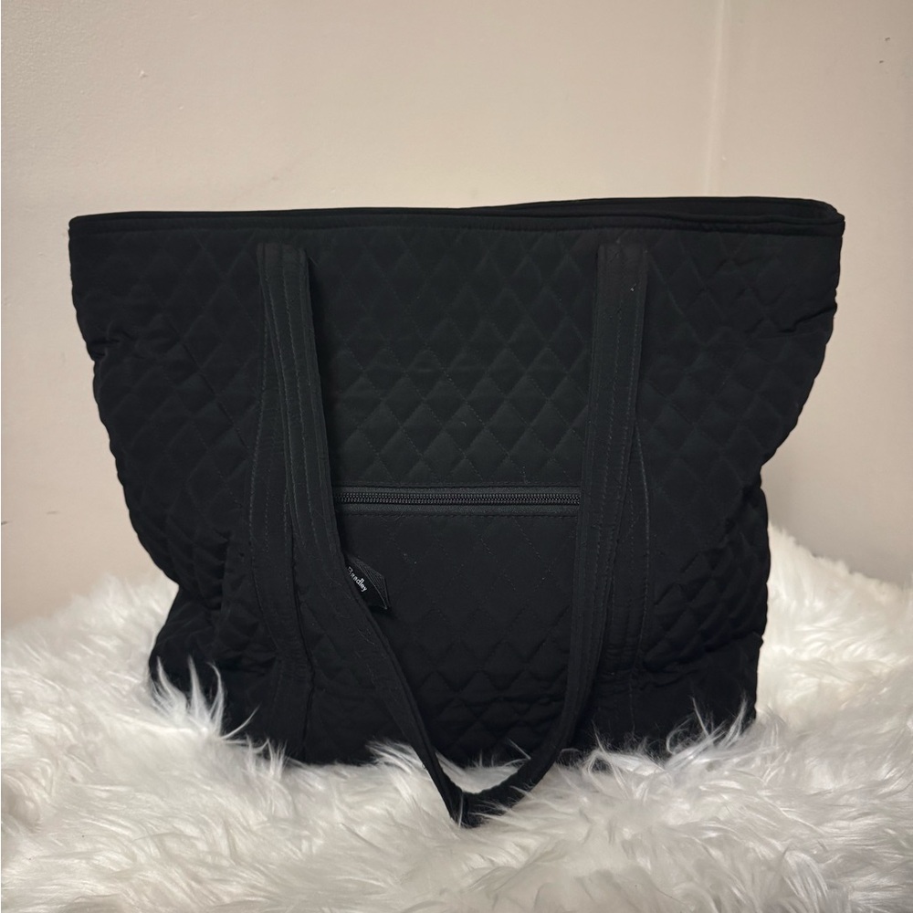 Vera Bradley Black Quilted Tote Bag
